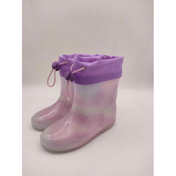 Bottes de pluie pour enfants personnalisées avec doublure étanche amovible Normes de sécurité de l'UE