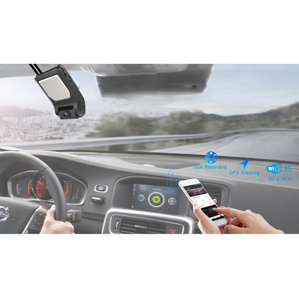 Двойное видео в реальном времени GPS камеры автомобиля объектива 4G отслеживая рекордера дистанционного контроля DVR