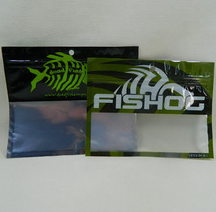 Customized soft plastic lures bait packaging fishing bag , fishing lure bag