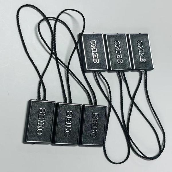 Weatherproof 3 Inch Black Hang Tag String Swing Tag Thread 100Pcs