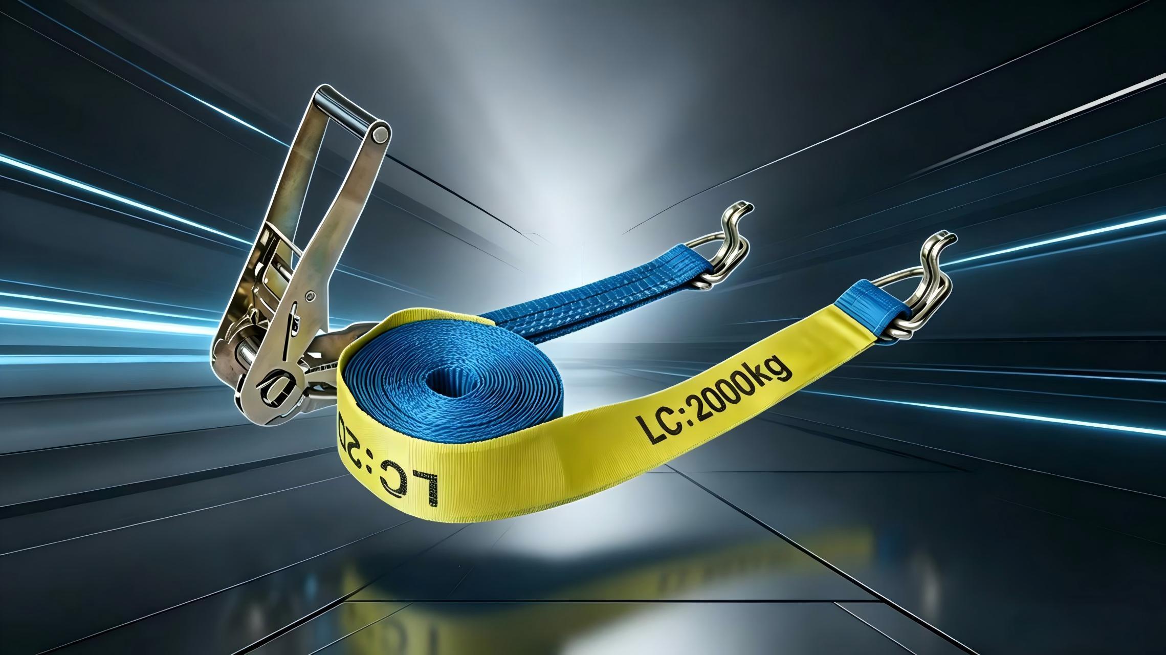 1ton - 12ton Tie Down Ratchet Straps Polyester Heavy Duty Ratchet Straps
