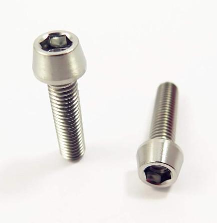 Titanium Cone Head Bolt M5 M6 Titanium Bolts For Mountain Bikes