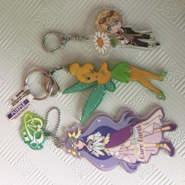 OEM Acrylic Anime Cell Phone Charm With Double Sided Printed