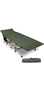 Lightweight Portable Outdoor Products Camping Foldable Comfortable Single Bed Portable Sleeping Cot Camp Office