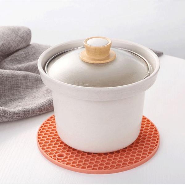 Food Safe Silicone Rubber Table Mat Heat Resistant Silicone Bowl Mat Placemat