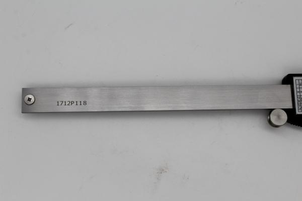 With data output interface，Single Hook , Black Digital Depth Gauge Electronic Vernier Caliper