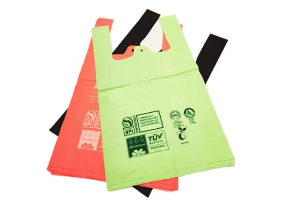 Singlet Shape 1 Mil Plastic Free Packaging Biodegradable Food Waste Bags