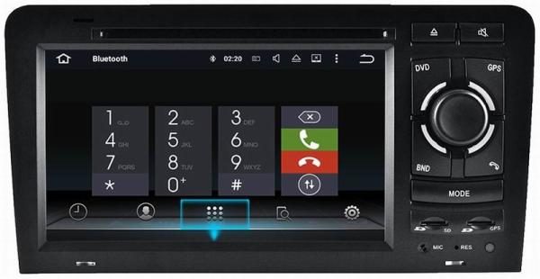 Ouchuangbo car radio player android 7.1 for Audi A3 S3 2003-2011 support MP5 /MP3 /MP2 /AAC /OGG /RA /WAV /FLAC /APE etc