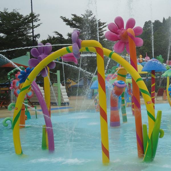 Splash Pad Interação Última Zona de Jogos Aquáticos Divertida Equipamento de aço inoxidável antiderrapante