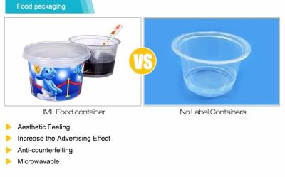 450ml PP Plastic Cup with lid , Clear Plastic Disposable Cups 17oz  Capacity