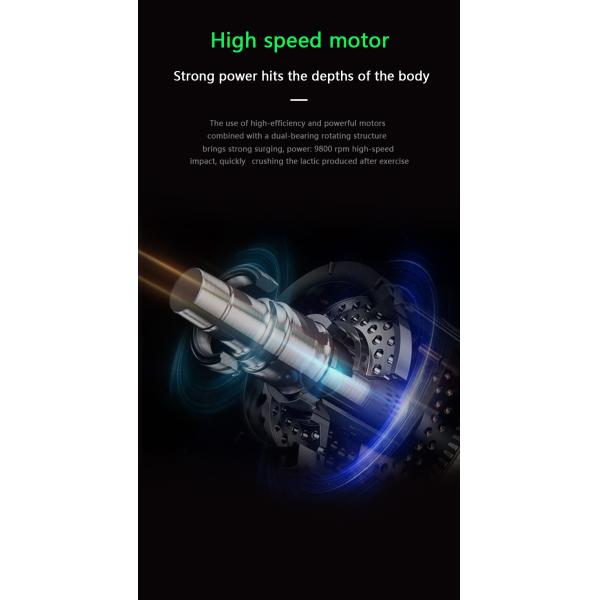 Ручной массажный пистолет ODM с ЖК-дисплеем для глубокого массажа мышечной ткани