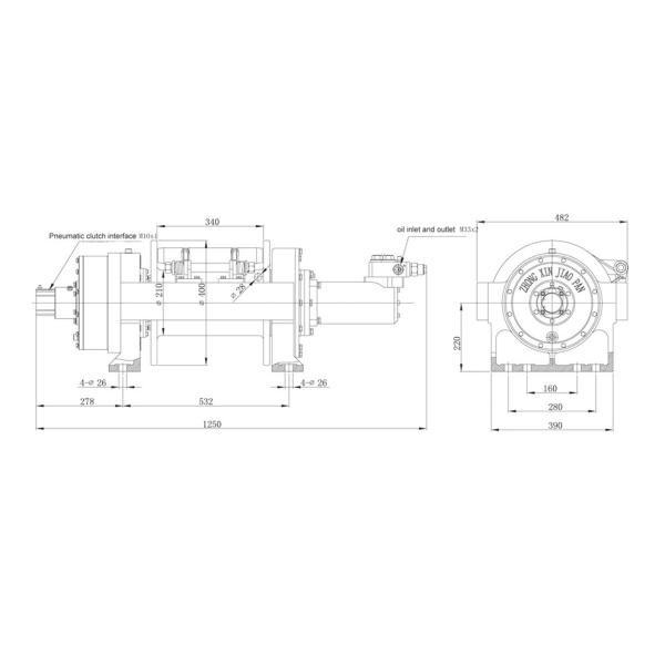 45000lbs 20000KG ворот 20 тонн гидравлический для тяжелых транспортеров оборудования