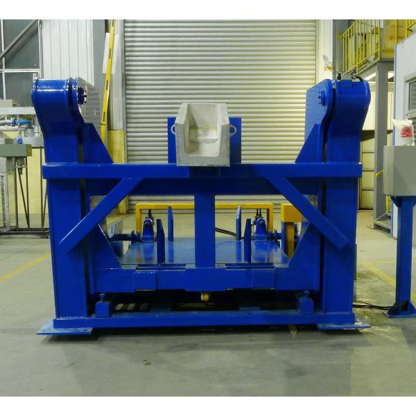 Dispositif de inclinaison hydraulique de poches de transfert avec le cylindre de inclinaison hydraulique