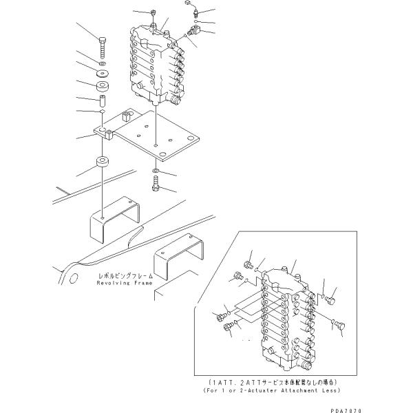Модулирующая лампа PC120-6 клапана основного управляющего воздействия 723-36-10105 экскаватора гидравлическая
