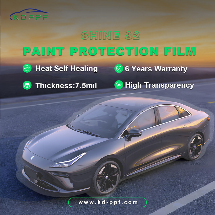 Ultra Gloss Paint Protection Film  7.5mil Self Healing Clear PPF Anti Stain Car Wrap
