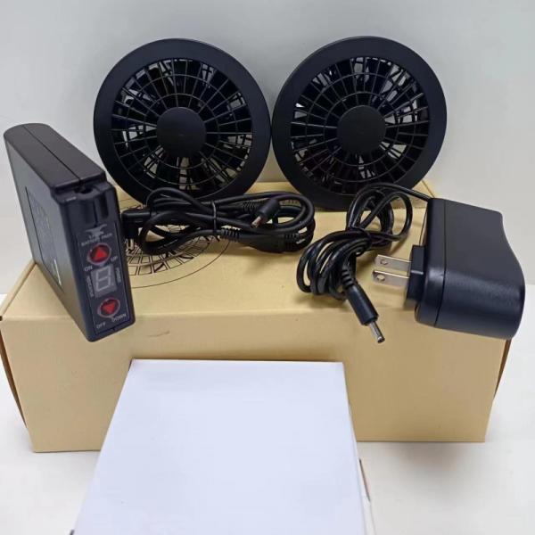 Japan Jacket Cooling Fan Battery Set 7.4V 5200mAh Black PSE Certificate
