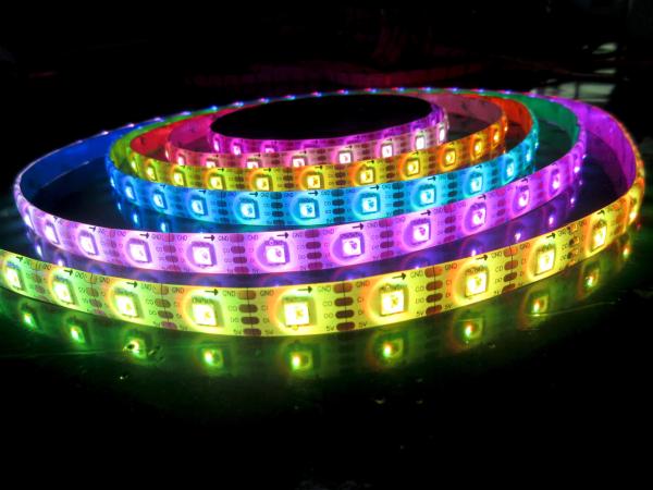 color chasing dmx programmable control strip apa102