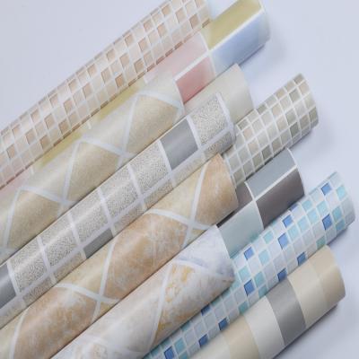 Self Aid Restroom Decor Art Self Adhesive Mosaic Tile Wallpaper Sticker