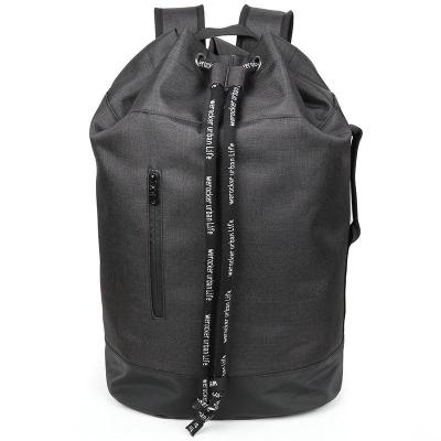 OEM ODM 210D Nylon Stylish Waterproof Laptop Backpack For College Waterproof Drawstring Closure Backpacks Bags With Top Cotton Rope Closed