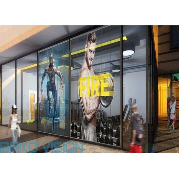 5500 Nits Transparent LED Screens See Through Window Video Wall Adertising