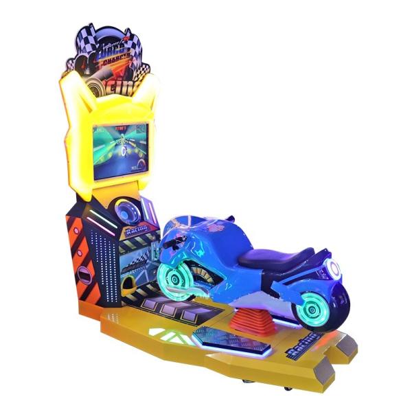 Motor Racing Arcade Games Machines , 1 Player Kids Motorbike Arcade Machine