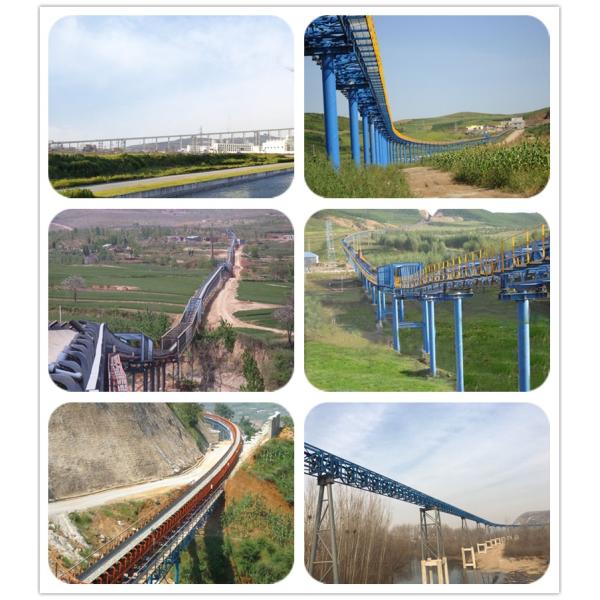 Portable Belt Conveying Equipment Space Saving High Transportation Capacity