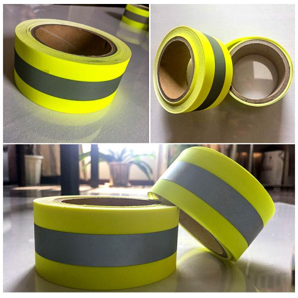 Sewing On 30 Cycles 100% Cotton Fabric Flame Fire Resistant Reflective Tape for Clothing