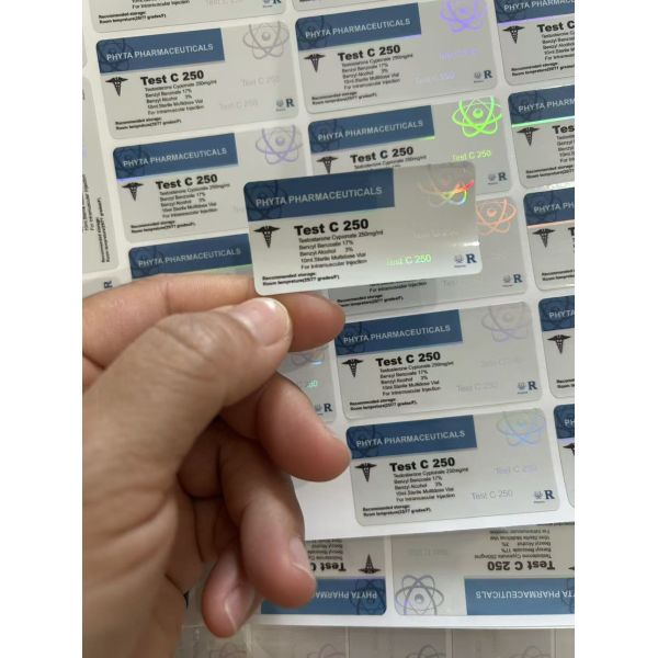 Test cyp 250mg  Customized brand Design 10ml Vial Labels And Boxes