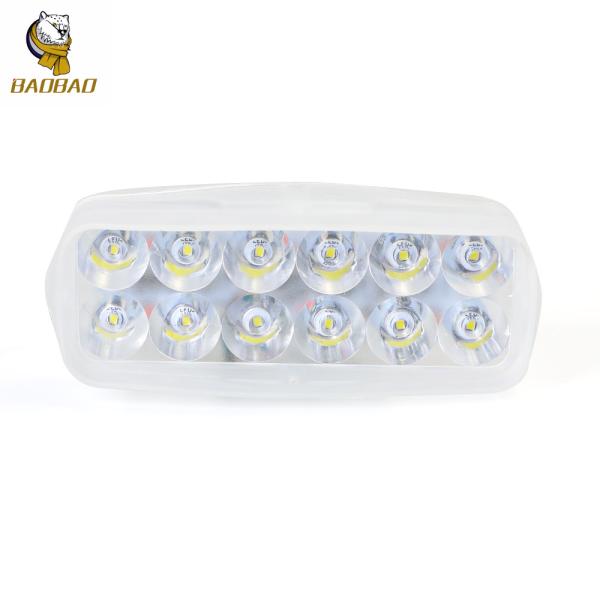 12V 12 Beam Mutiple Color Flash LED Headlight For Motorcycle Parts