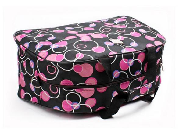 Lady Fashionable Tote Duffel Bag / Gym Duffel Bag 600D1200D1680D Polyester