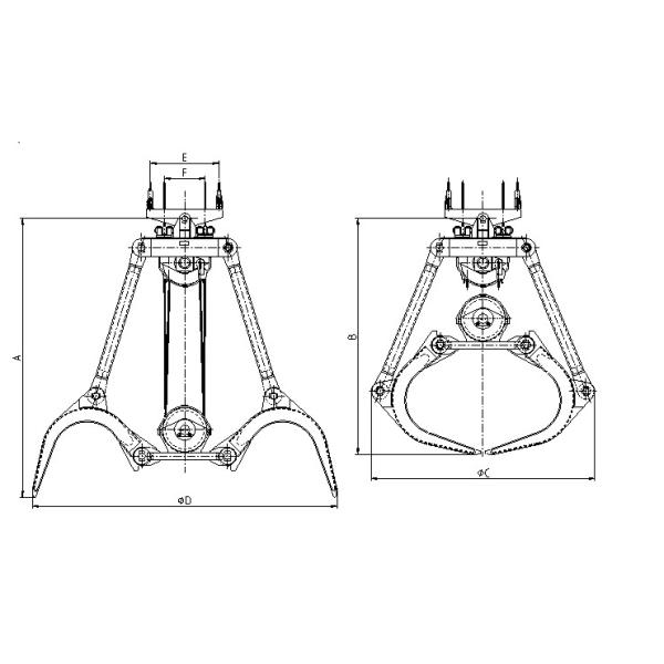 Mechanical Orange Peel Grab