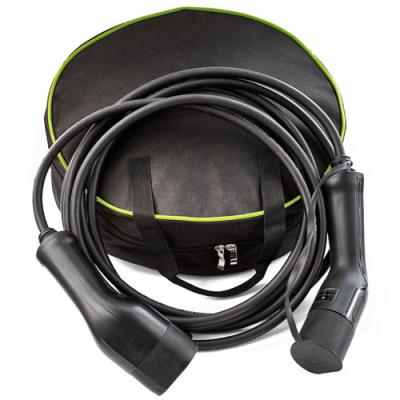 TPU Single Phase Type2 To Type2 Electric Vehicle Charging Cable Silver Plating