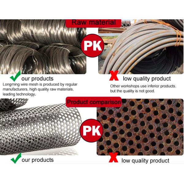 Silver Perforated Stainless Tube , Eco Friendly 10000 Mm Perforated Steel Pipe