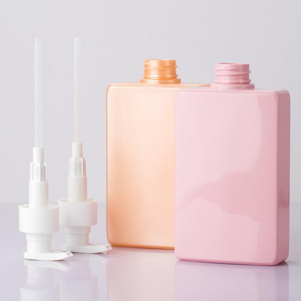 330 ml Frasco Liso de PP Laranja/ Rosa Com Bomba Branca Para frasco de loção shampoo