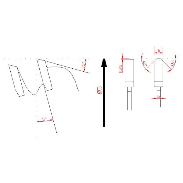 TCT Circular Saw Blades For Wood Cutting / Aluminum Profile Cutting