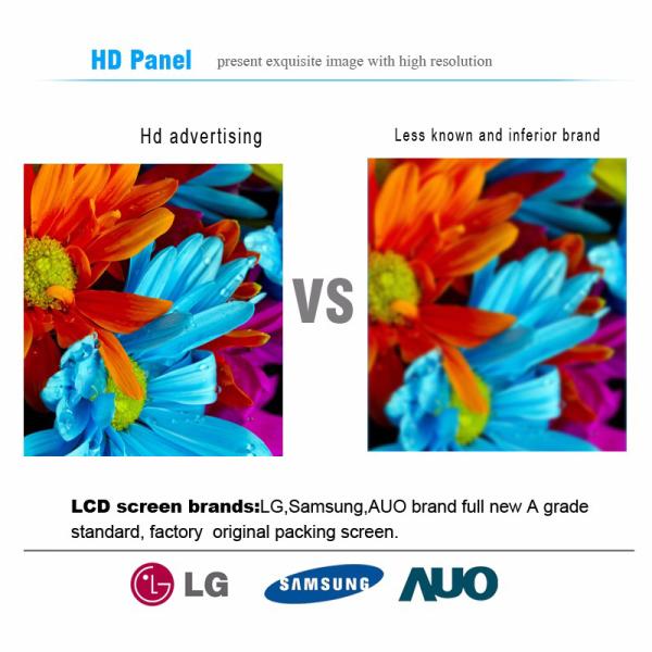 Exposição eletrônica comercial do cartaz de HD Digitas, Signage vertical de Digitas da montagem da parede