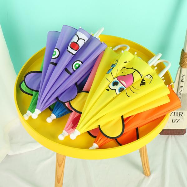 Lightweight Umbrella for Boys and Girls in Elementary School Creative Cartoon Design