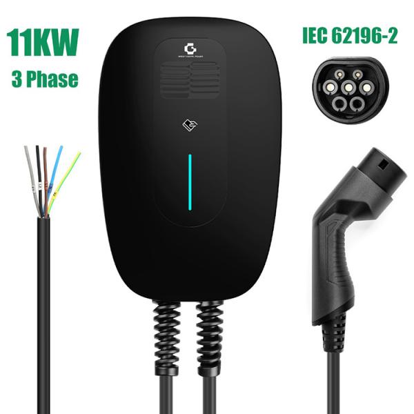 3Phase Type2 Home EV Charging Station 11kw WIFI APP EV Charging Wallbox