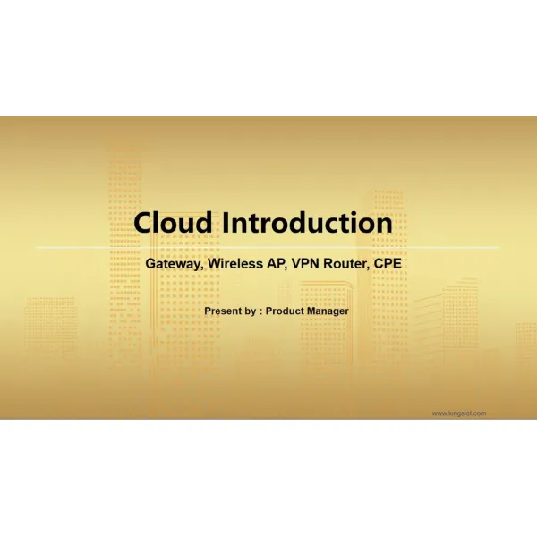 Remote Cloud Management for Wireless Ap and Routers