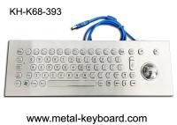 Teclado de computador da montagem do painel do FCC IP65 com Trackball de 45mm