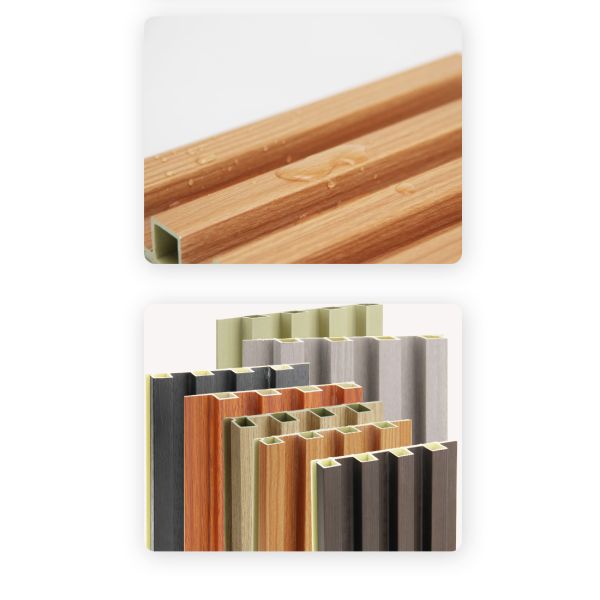High Quality Versatile Fluted Panel Wpc Wall Panel Interior Decoration Wood Plastic Panel