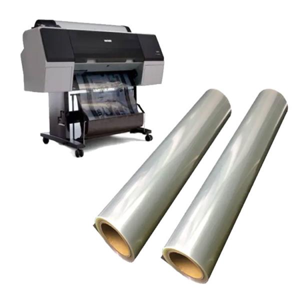 Waterproof 100 Micron Milky White Transparent Screen Printing Inkjet Film Roll