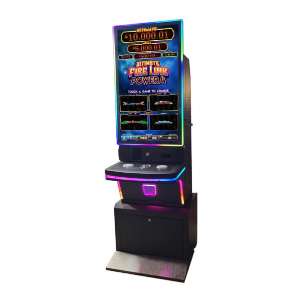 43 Inch Metal Skill Gaming Cabinet Slot Machine With Capacitive Touch Monitor For Firelink / Lightning Games