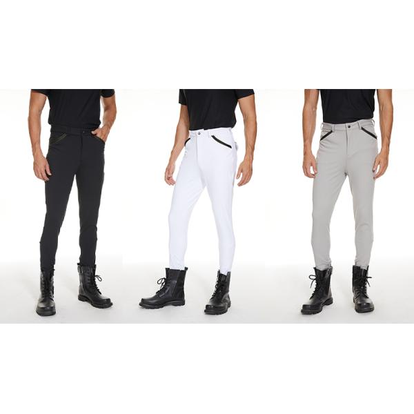 Thicker Material Silicone Horse Riding Breeches Men Equestrian Clothing