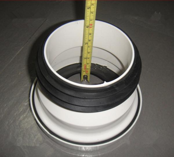 High Strength Toilet Waste Extension Pipe Internal And External Extrusion Molding