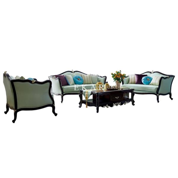 Home Leather Sofa Set 6 Seater Living Room Furniture Sofa