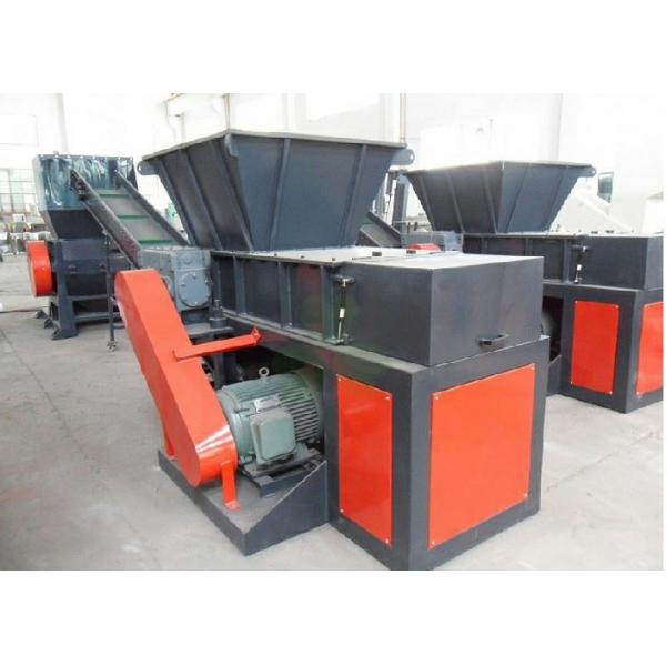2 Knives Single Shaft Shredder Machine For Aluminum Scrap Metal Low Loise