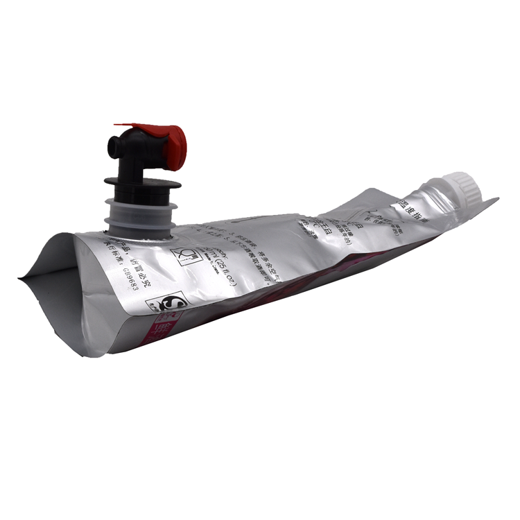 сумка Bib Spout алюминиевой фольги 5L в коробке для распределителя вина 2 бутылок