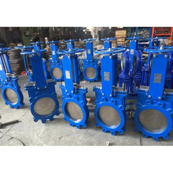 Двойной запорная заслонка ножа нержавеющей стали запорной заслонки воды фланца управляемая рукой