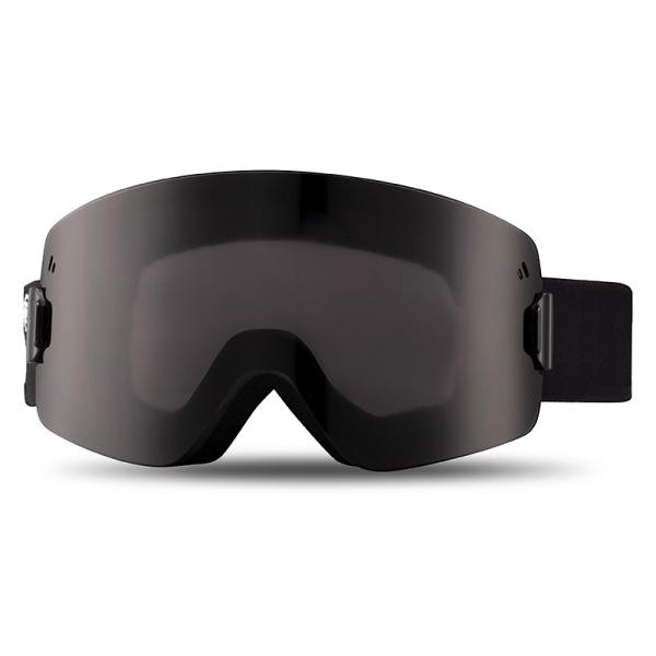 Adult Magnetic Ski Goggles with Replaceable Lens, Cylindrical Double-Layer Anti-Fog Ski Protective Eyewear, Factory Customizable Protective Goggles